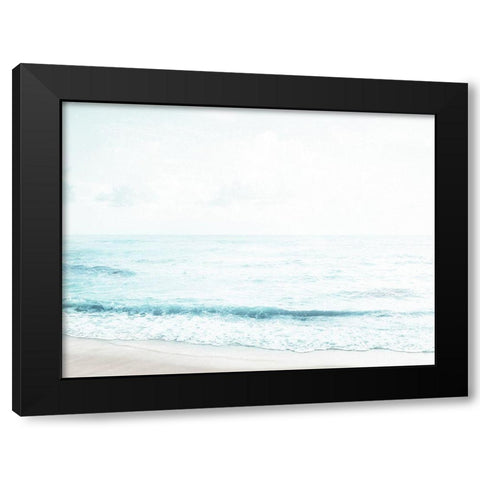 Enjoy The Calm View Black Modern Wood Framed Art Print by Villa, Milli