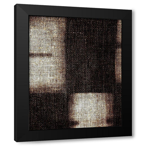 Brunt Jute 2 Black Modern Wood Framed Art Print by Villa, Milli