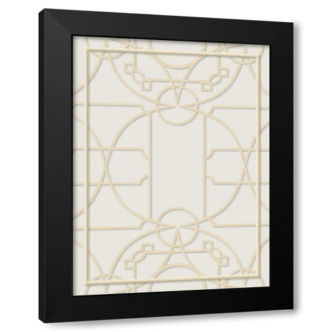 See Through Black Modern Wood Framed Art Print with Double Matting by Villa, Milli