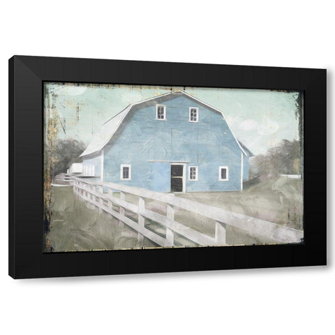 Spring Barn Look Out Black Modern Wood Framed Art Print with Double Matting by Villa, Milli