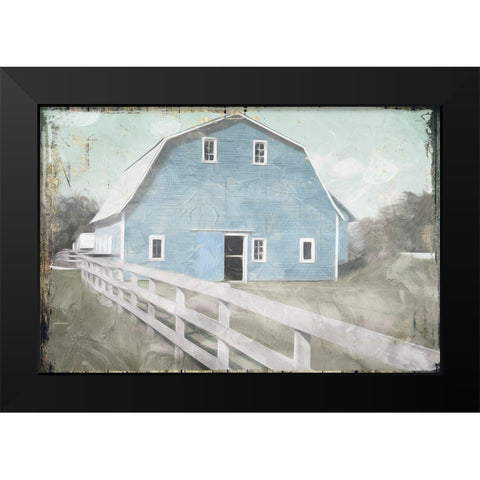 Spring Barn Look Out Black Modern Wood Framed Art Print by Villa, Milli