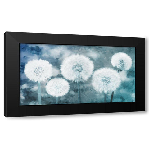 Make A Wish Black Modern Wood Framed Art Print by Villa, Mlli