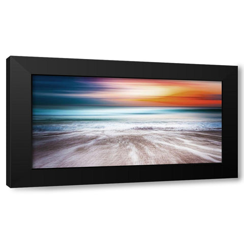 Look Out To Sea Black Modern Wood Framed Art Print with Double Matting by Villa, Mlli