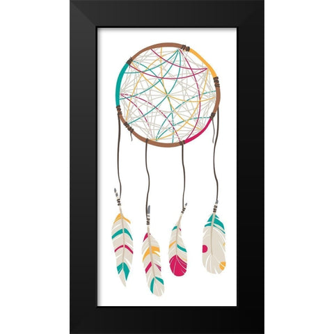 Dreams Black Modern Wood Framed Art Print by Villa, Mlli
