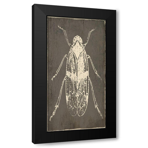 Bug Life One Black Modern Wood Framed Art Print with Double Matting by Villa, Mlli