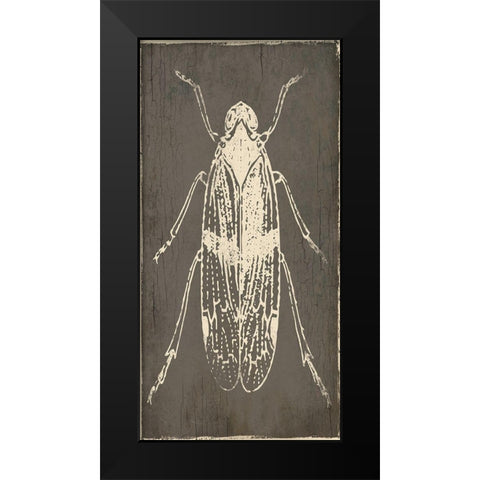 Bug Life One Black Modern Wood Framed Art Print by Villa, Mlli