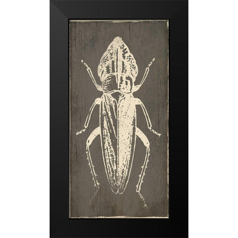 Bug Life Three Black Modern Wood Framed Art Print by Villa, Mlli