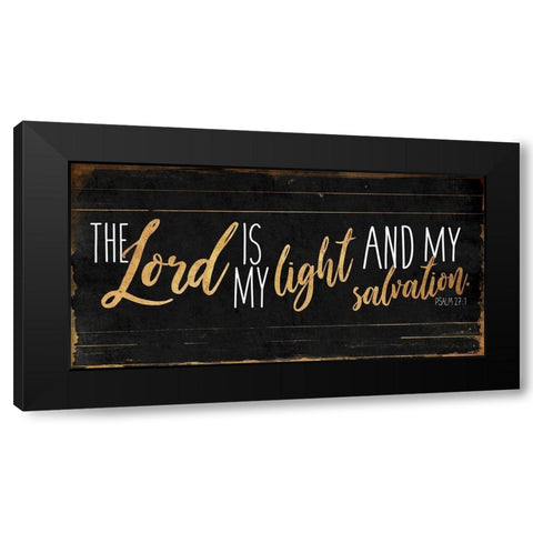 Lord And Light Black Modern Wood Framed Art Print by Villa, Mlli