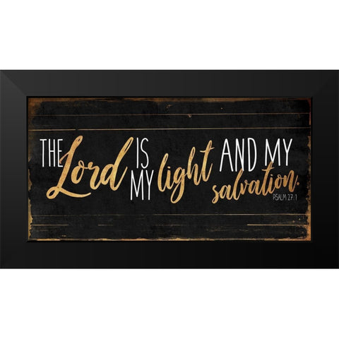 Lord And Light Black Modern Wood Framed Art Print by Villa, Mlli
