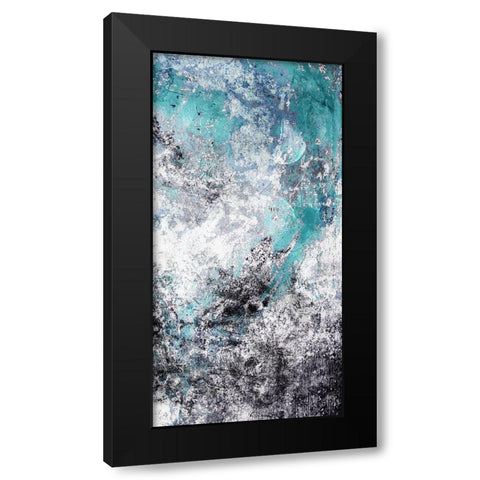 Chaotic Calm Two Black Modern Wood Framed Art Print by Villa, Mlli