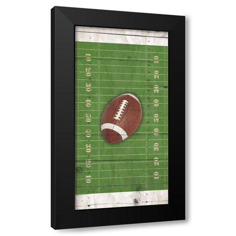Footballtif Black Modern Wood Framed Art Print with Double Matting by Villa, Mlli