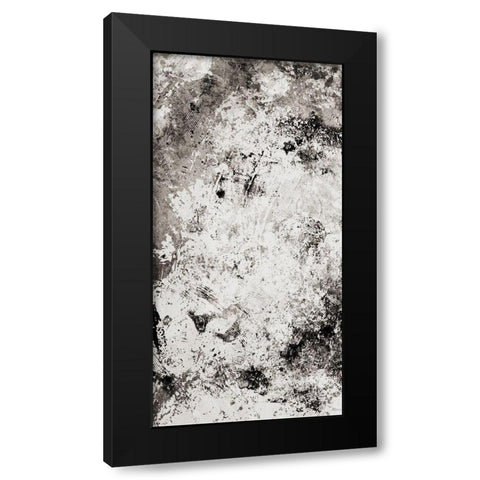 Chaotic Calm One Neutral Black Modern Wood Framed Art Print by Villa, Mlli
