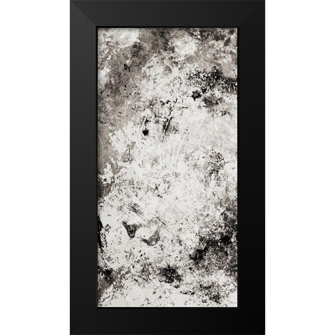 Chaotic Calm One Neutral Black Modern Wood Framed Art Print by Villa, Mlli