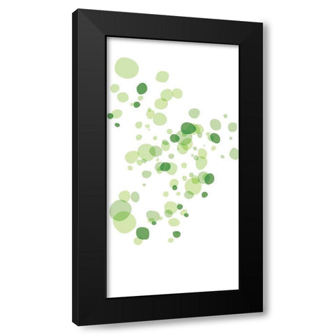 Turtle Spots Black Modern Wood Framed Art Print by Villa, Mlli