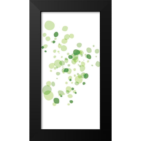 Turtle Spots Black Modern Wood Framed Art Print by Villa, Mlli