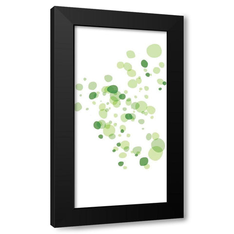 Turtle Spots Mate Black Modern Wood Framed Art Print with Double Matting by Villa, Mlli