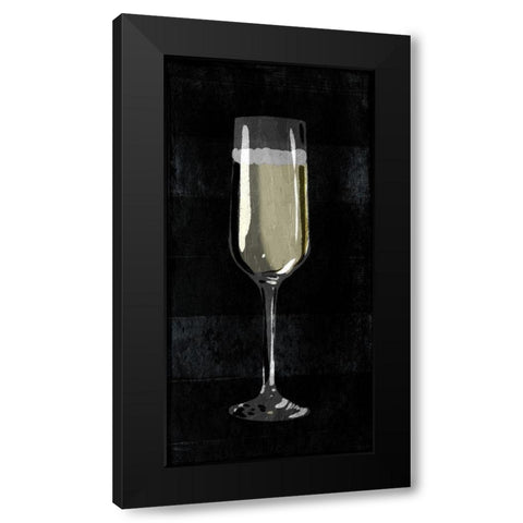 ReChampagne Black Modern Wood Framed Art Print with Double Matting by Villa, Milli