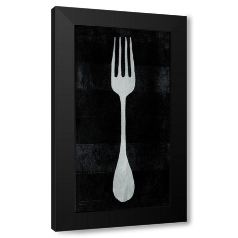 ReFork Black Modern Wood Framed Art Print with Double Matting by Villa, Milli
