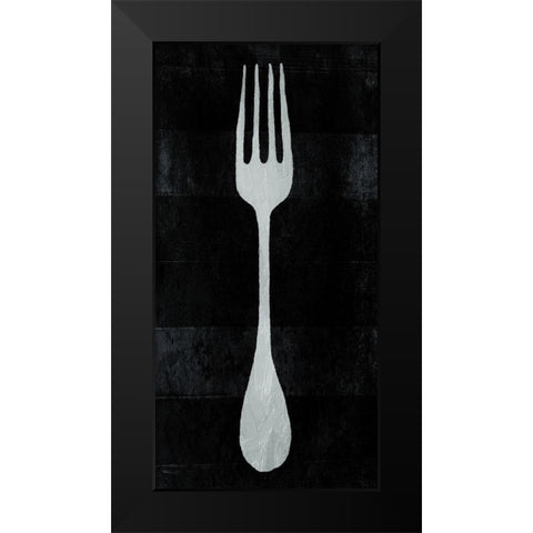 ReFork Black Modern Wood Framed Art Print by Villa, Milli