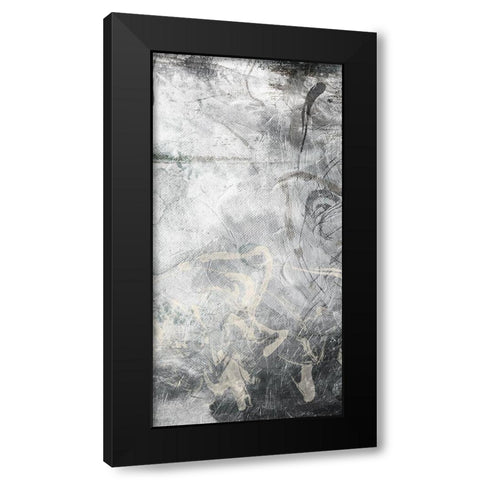 Slate Abstract 2 Black Modern Wood Framed Art Print by Villa, Milli