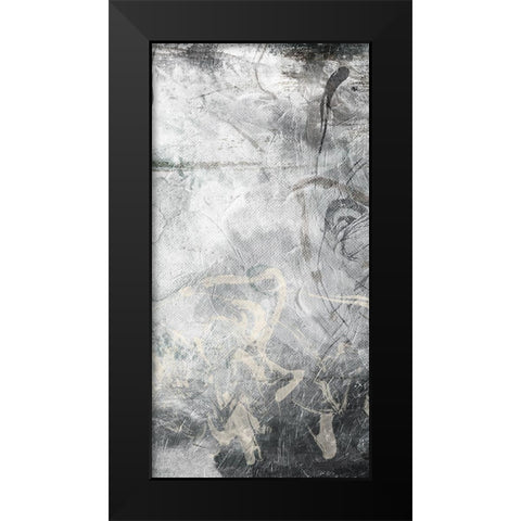 Slate Abstract 2 Black Modern Wood Framed Art Print by Villa, Milli