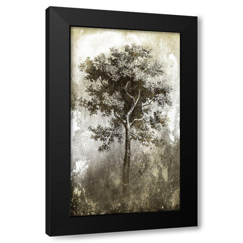Tree In The Gloom Black Modern Wood Framed Art Print by Villa, Milli