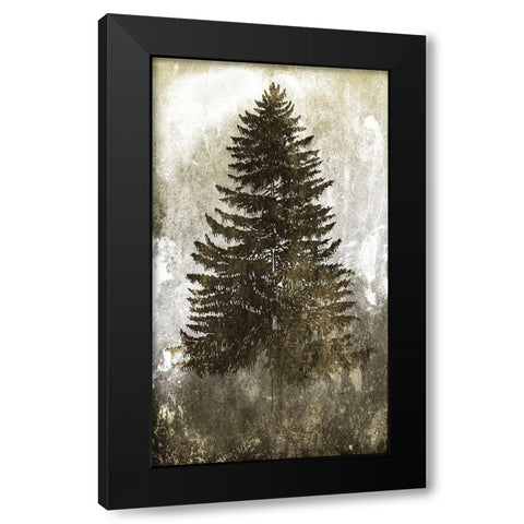 Tree In The Gloom 2 Black Modern Wood Framed Art Print by Villa, Milli