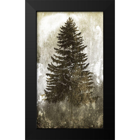 Tree In The Gloom 2 Black Modern Wood Framed Art Print by Villa, Milli