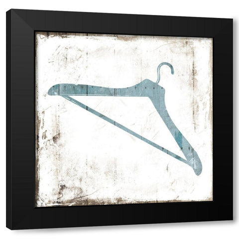 Hanger Laundry Black Modern Wood Framed Art Print by Villa, Mlli