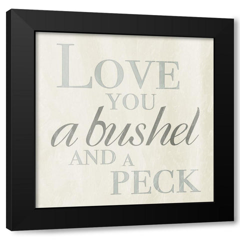 Bushel Black Modern Wood Framed Art Print by Villa, Mlli