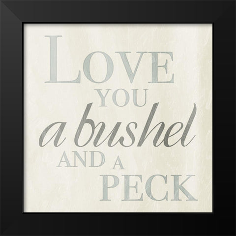 Bushel Black Modern Wood Framed Art Print by Villa, Mlli