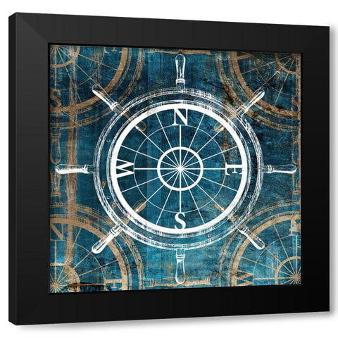 Find the Sea Black Modern Wood Framed Art Print by Villa, Mlli