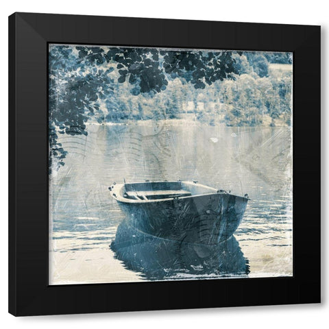 Rest Stop Black Modern Wood Framed Art Print by Villa, Mlli