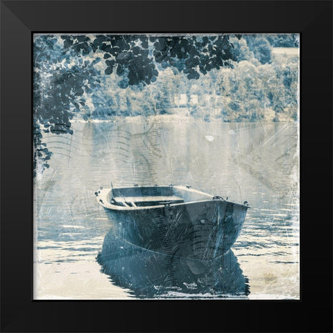 Rest Stop Black Modern Wood Framed Art Print by Villa, Mlli