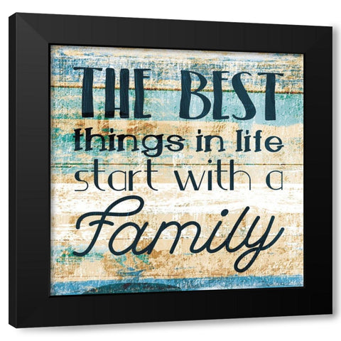 The Best Black Modern Wood Framed Art Print by Villa, Mlli