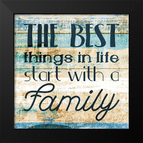 The Best Black Modern Wood Framed Art Print by Villa, Mlli