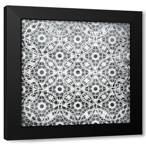 Silver Scope Black Modern Wood Framed Art Print by Villa, Mlli