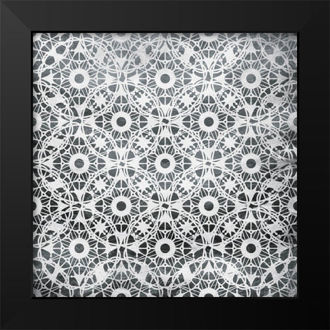 Silver Scope Black Modern Wood Framed Art Print by Villa, Mlli