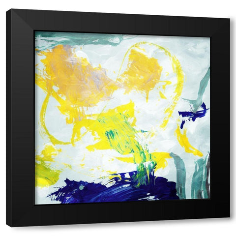 Mind Control Black Modern Wood Framed Art Print with Double Matting by Villa, Mlli