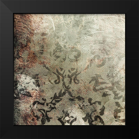 Mess Seven Black Modern Wood Framed Art Print by Villa, Mlli