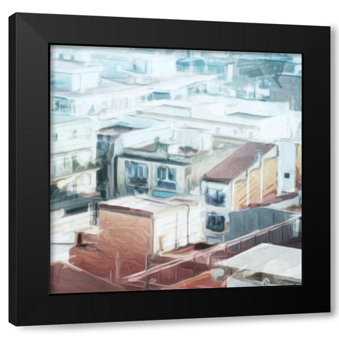 Small City High Mate Black Modern Wood Framed Art Print with Double Matting by Villa, Mlli