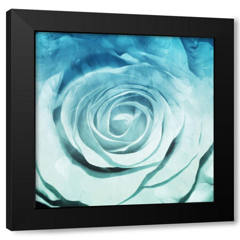 Sky Flower Black Modern Wood Framed Art Print with Double Matting by Villa, Mlli