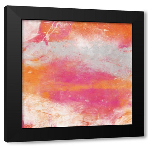 Bright Meditation Black Modern Wood Framed Art Print by Villa, Mlli