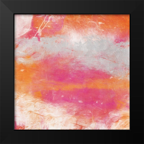 Bright Meditation Black Modern Wood Framed Art Print by Villa, Mlli