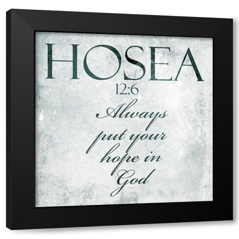 Bold Hope Black Modern Wood Framed Art Print by Villa, Mlli