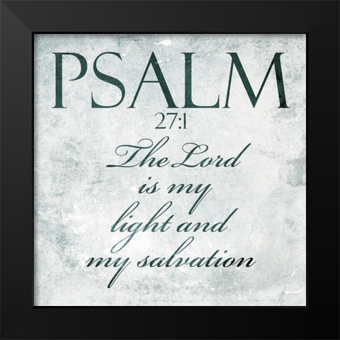 Bold Salvation Black Modern Wood Framed Art Print by Villa, Mlli