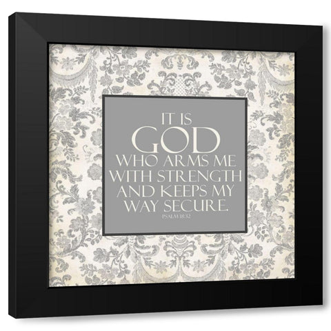 Way Secure Black Modern Wood Framed Art Print with Double Matting by Villa, Mlli