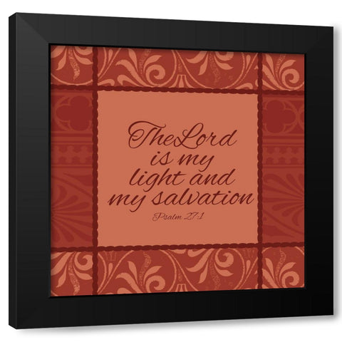 Burnt Salvation Black Modern Wood Framed Art Print with Double Matting by Villa, Mlli