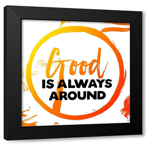 Good Black Modern Wood Framed Art Print with Double Matting by Villa, Mlli