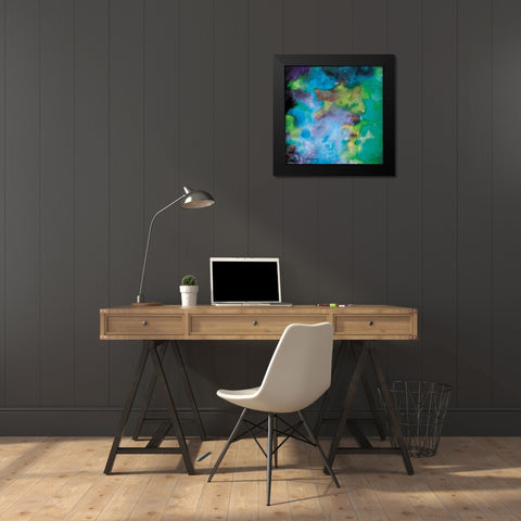 Chemical Mist Mate Black Modern Wood Framed Art Print by Villa, Mlli